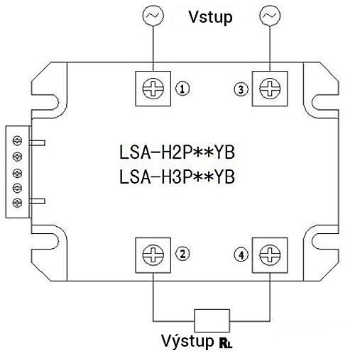 Jednofázový solid state AC regulátor napětí, briv