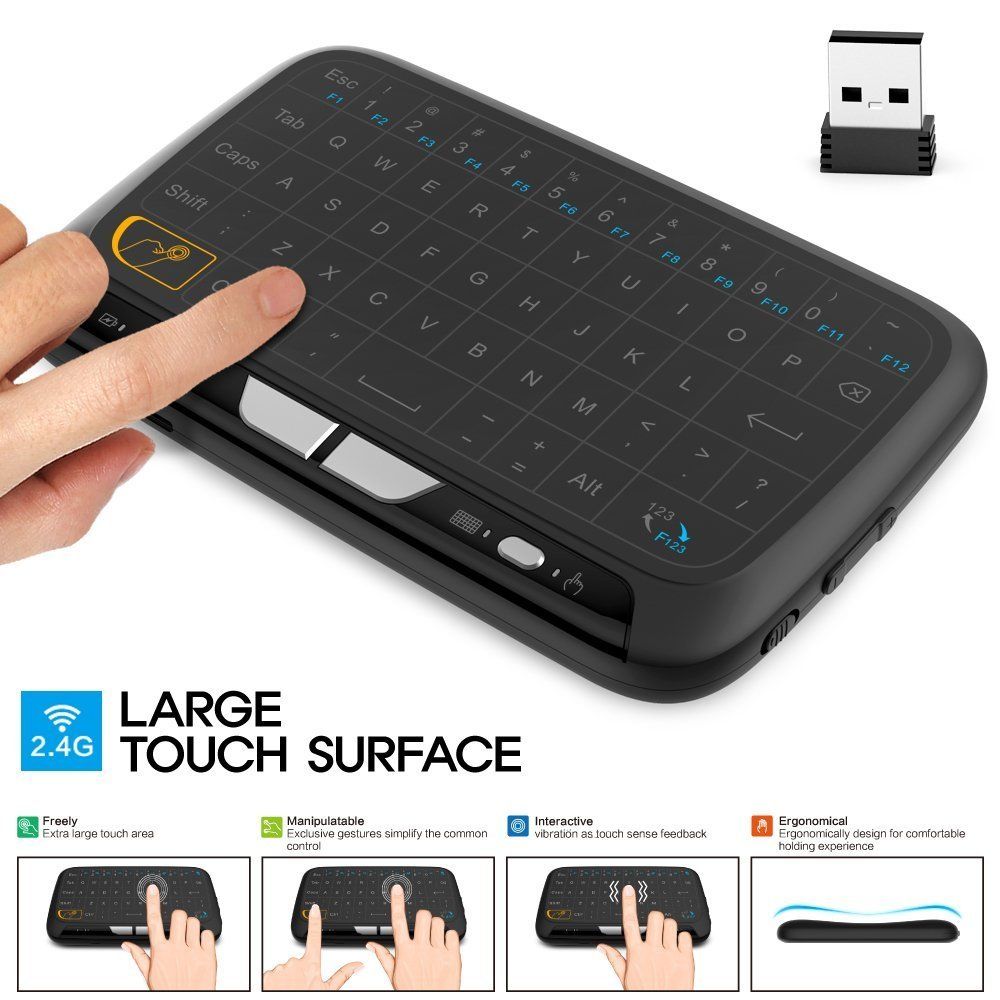 H18 mini touchpad klávesnice, briv