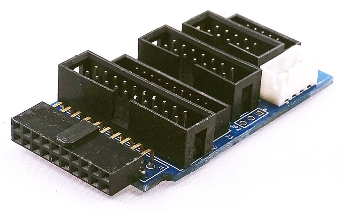 Přepínací deska, JTAG JLINK V8 V9 ULINK2 ST-Link ARM STM32, briv