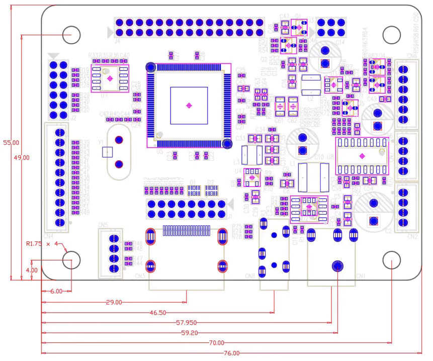 RTD2513 V1.0 LVDS HDMI řídicí deska displeje