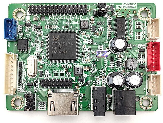 RTD2513 V1.0 LVDS HDMI řídicí deska displeje basic