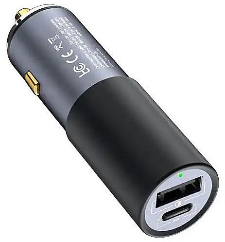 GC19 QP 100W rychlonabíječka do auta, USB-C - PD, USB-A QC3.0, briv