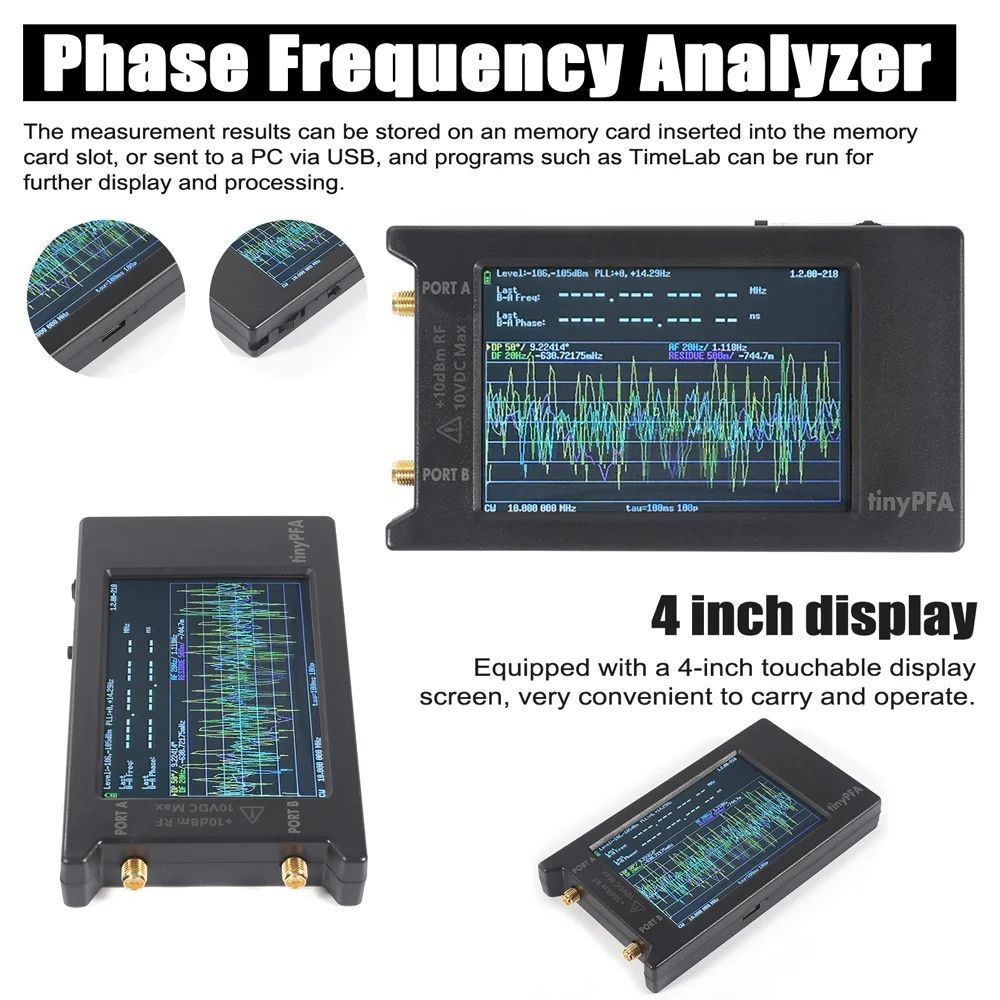 tinyPFA přenosný fázový frekvenční analyzátor, briv