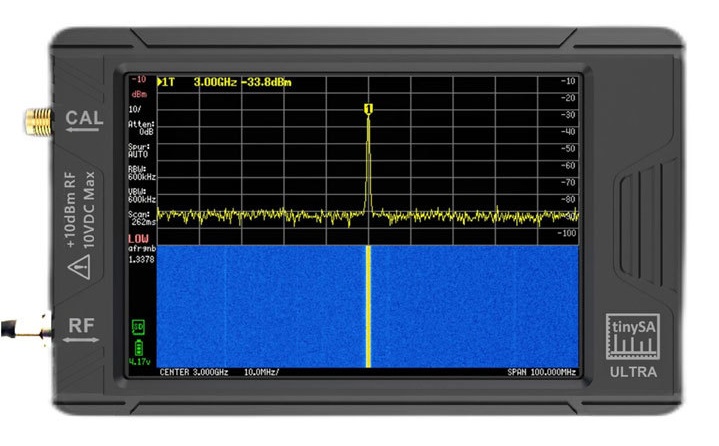 tinySA ULTRA+ ZS-407, profesionální, analyzátor a generátor, briv