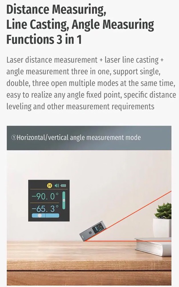 DUKA LS6 laserový dálkoměr, briv