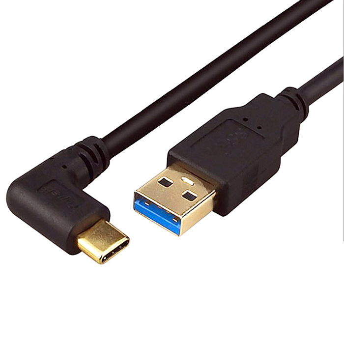 USB-C M - USB 3.0-A M OTG kabel, 0.25m, briv