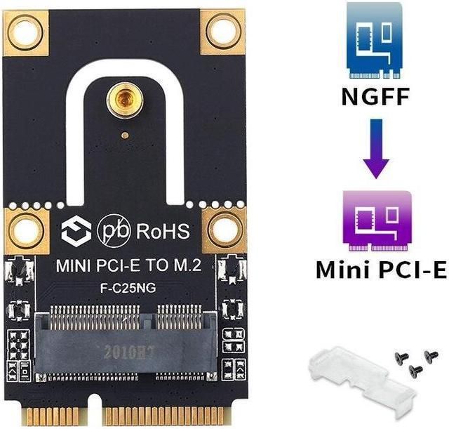 Fenvi F-C25NG M.2 to mPCIe Mini PCI-E adaptér, briv