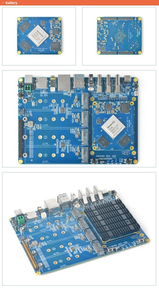 CM3588+ 16+64GB Komplete Sada s Kovovým Krytem, briv