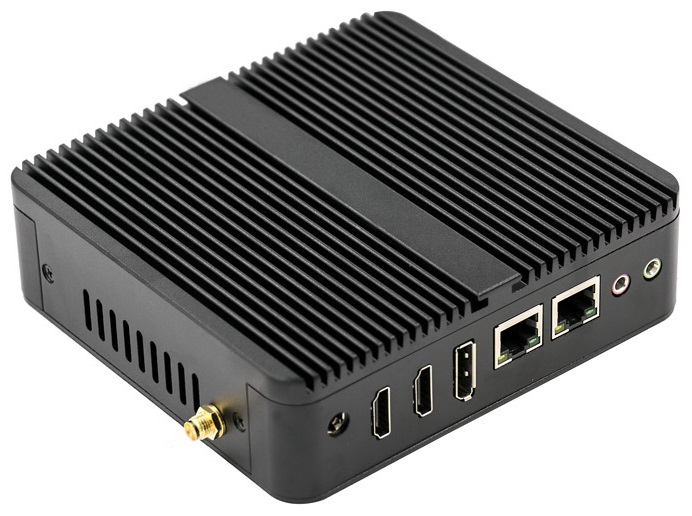 M2122 Průmyslové Mini PC Barebone Fanless N100, briv