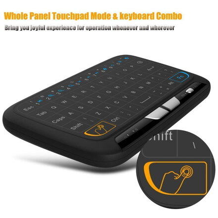 H18 mini touchpad klávesnice