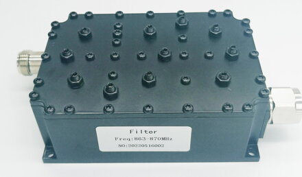 YR-CF-868 868Mhz dutinový filtr/cavity filter