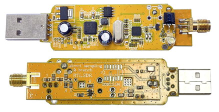 HQXRTEK 1PPM TCXO RTL-SDR USB přijímač