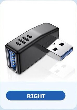 Rohový USB 3.0 adaptér, roh